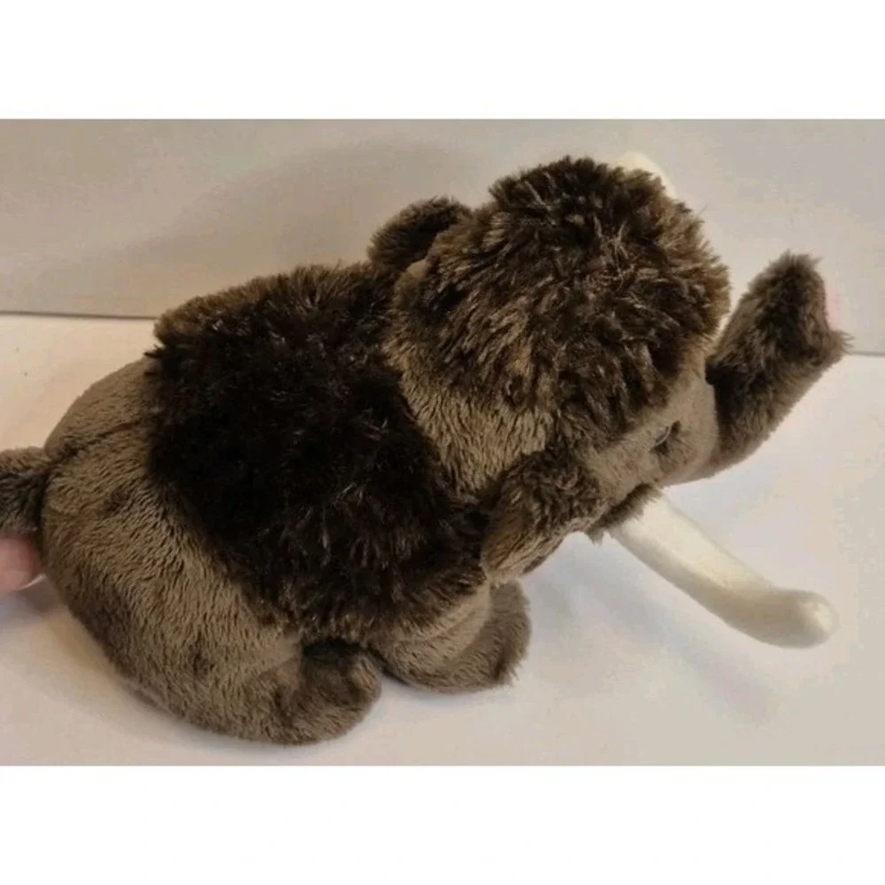 Wild Republic Brown Baby Wooly Mammoth Realistic Plush Stuffed Animal Toy 5 1/2